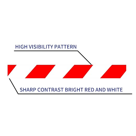 TAPEBEAR Hazard Caution Tape, 2inch x 150 Feet Self Adhesive Warning Tape - Image 3