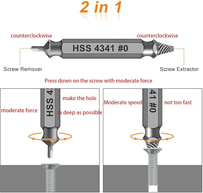 Gifts for Men, Damaged Screw Extractor Set-Valentines Day Gifts for Him Men - Image 3