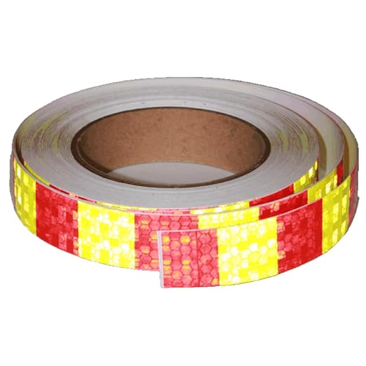 Reflective Tape Outdoor Waterproof 1 inch X 66 feet, High Visibility Hazard by tuyrchu