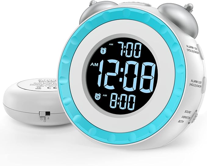 uscce Loud Dual Alarm Clock by USCCE