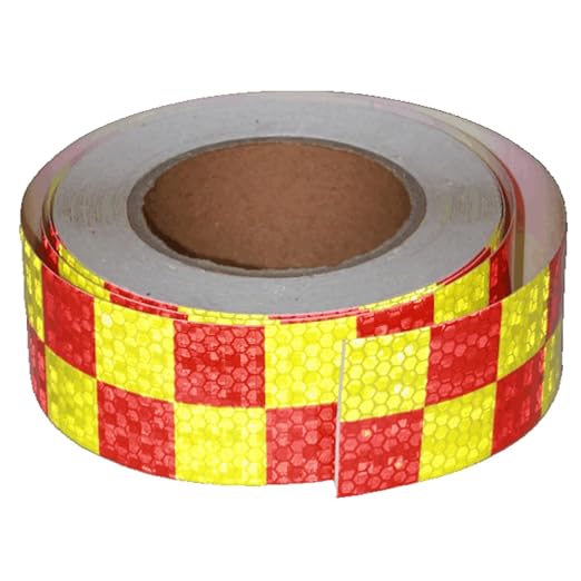 Reflective Tape 2 inch X 66 feet, Outdoor Waterproof Hazard Conspicuity Safety by tuyrchu