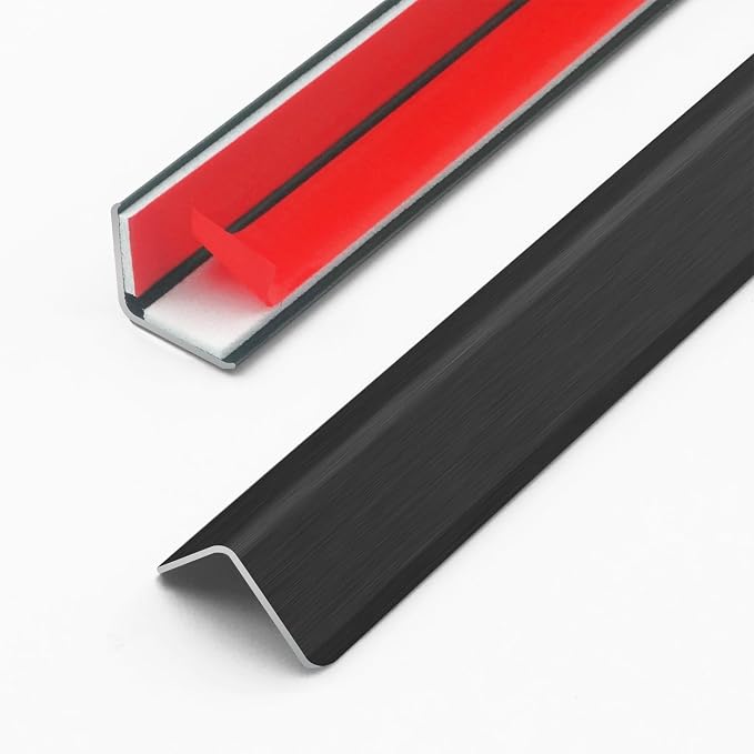 10pcs 48"L*0.59"W Aluminum Self-Adhesive Wall Corner Protectors, Wall Furniture by Bikykose