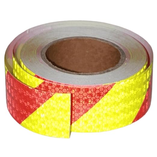 Reflective Tape 2 inch X 66 feet, Outdoor Waterproof Hazard Conspicuity Safety by tuyrchu