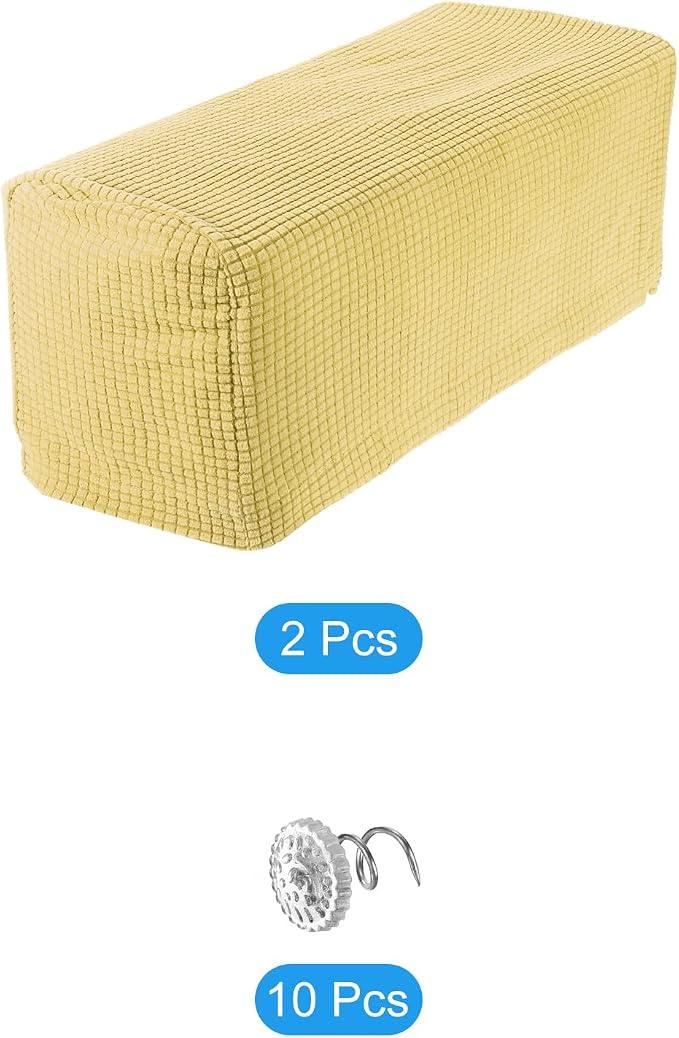 uxcell 2pcs Stretch Armrest Covers - Image 3