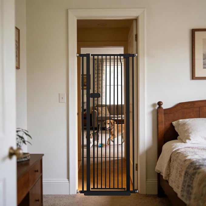 Lumizone Extra Tall Cat Gate 61.02" High Pressure Mounted Extra Wide 2025 New by Lumizone