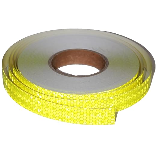 Fluorescent Yellow Reflective Tape Outdoor Waterproof 1 inch, High Visibility by tuyrchu