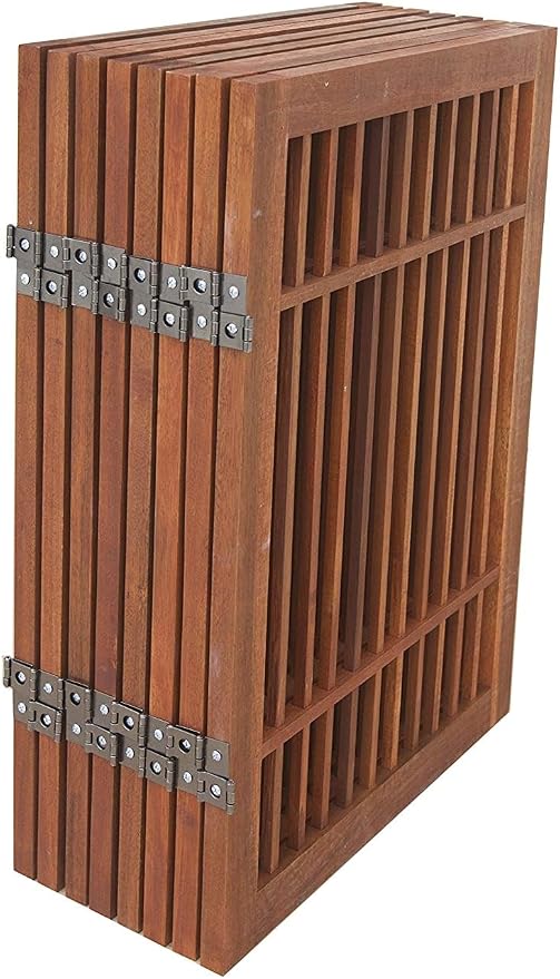 Urnporium Freestanding Pet Gate Folding Wooden Fence - Image 4