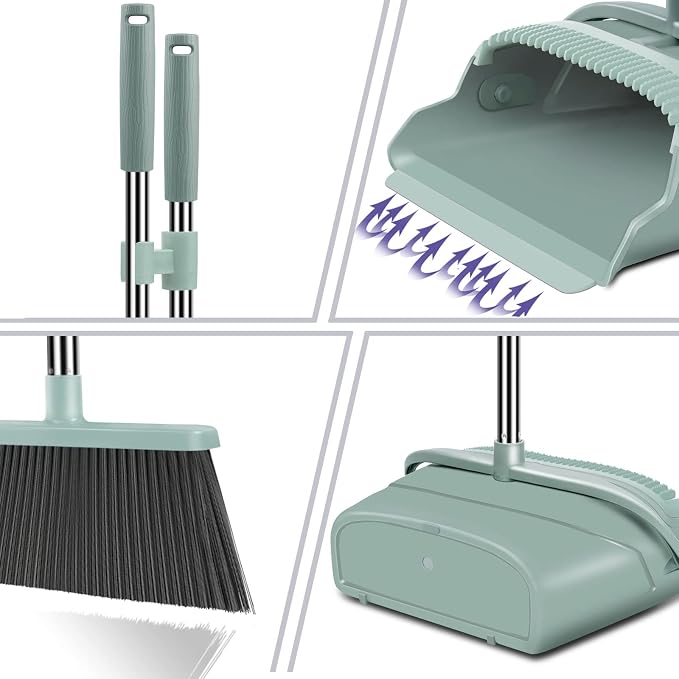 kelamayi Upgrade Broom and Dustpan Set, Large Size and - Field & Grace