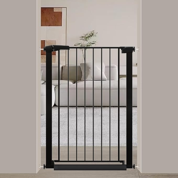 Fairy Baby 38" Extra Tall Baby Gate No Drill, 29.5"-32.2" Extra Wide Wide Dog by FairyBaby