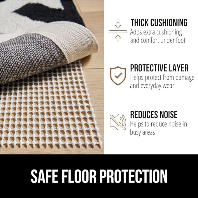 GORILLA GRIP Strong Rug Pad Gripper, US Designed, Grips Help Keep Area Rugs - Image 5