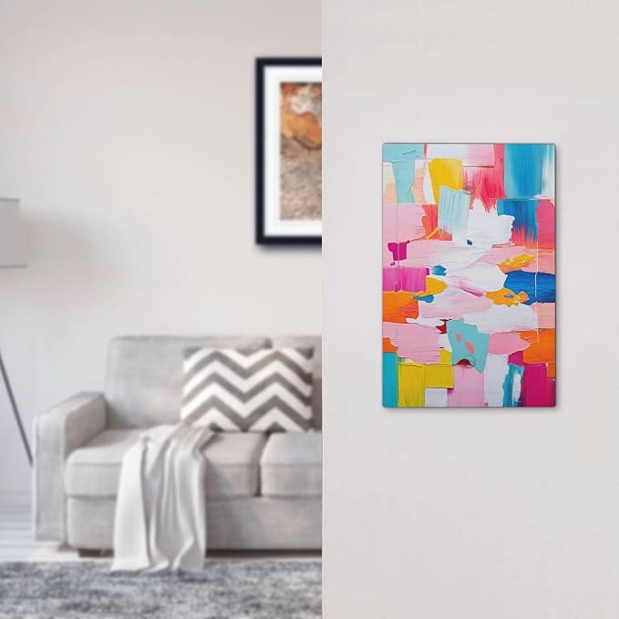 Light Switch Cover Plate Multicoloured Modern Watercolor Oil Painting 1 Gang No - Image 7