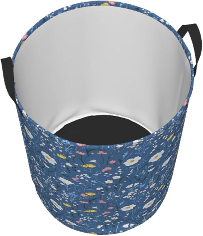 Laundry Basket Wildflowers Collapsible Large Capacity, Dirty Clothes Basket - Image 7