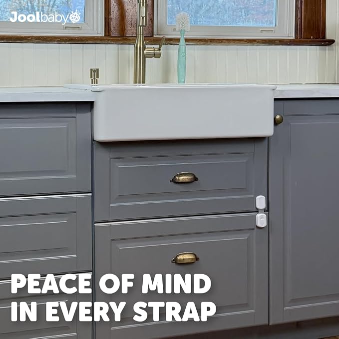 Child Safety Strap Locks Baby Proof Cabinets, Toilet & Trash Cans – 3M Adhesive - Image 7