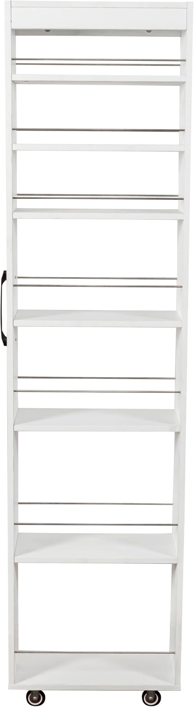 7-Tier Slim Rolling Pantry Storage Cart, Storage Shelving Rack Next to Fridge - Image 8
