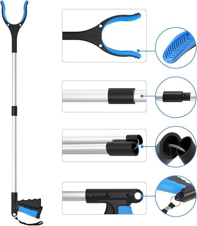 34" Grabber Reacher Tool, Grabber Tool Heavy Duty - Image 7