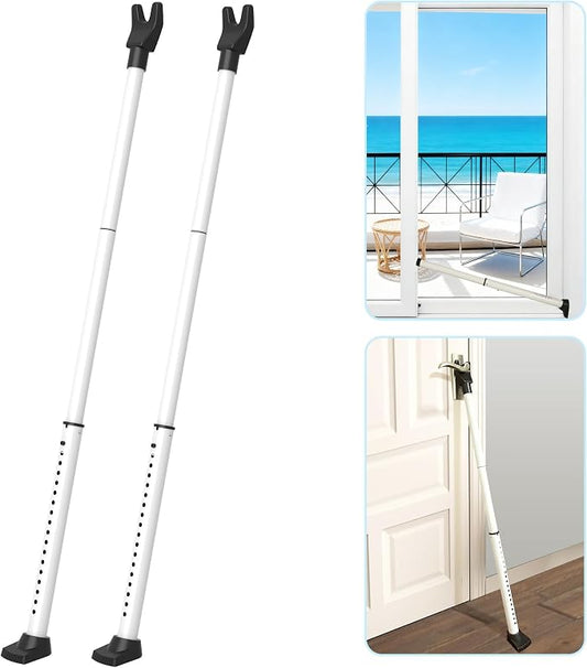 2025 Upgraded 2-in-1 Door Security Bar & Sliding Windows Bar, Adjustable Heavy by Tikelly