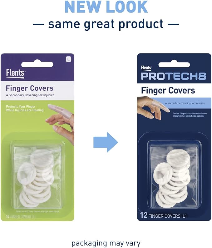 Flents First Aid Finger Covers, Large Protects Finger While Healing From Injury - Image 3