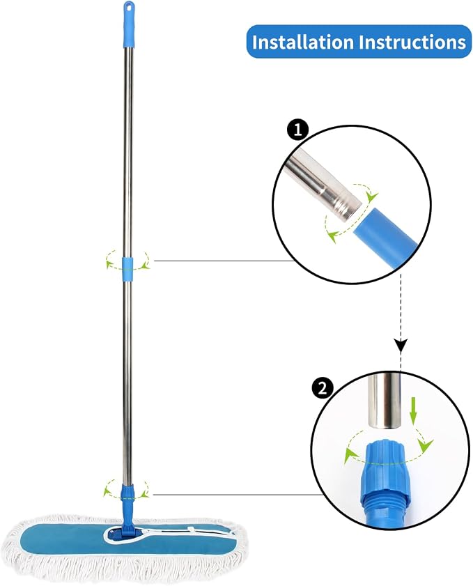 36" Commercial Dust Mop, MEIBEI Dust Floor Mop - Image 4