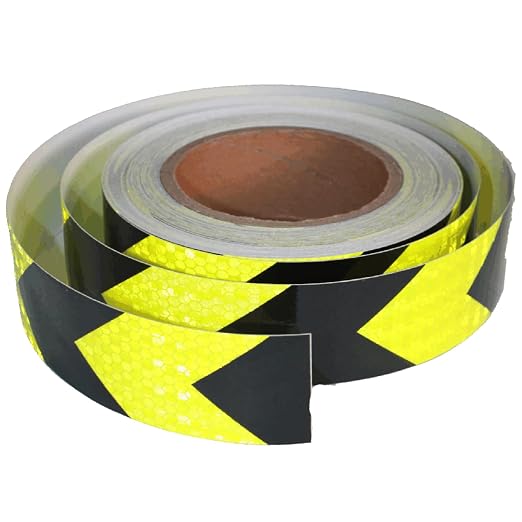 Reflective Tape Outdoor Waterproof 1 inch X 66 feet, High Visibility Hazard by tuyrchu