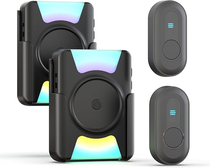 CallToU Hearing Impaired Doorbell 1000FT Wireless Battery Operated Door Bell by CallToU