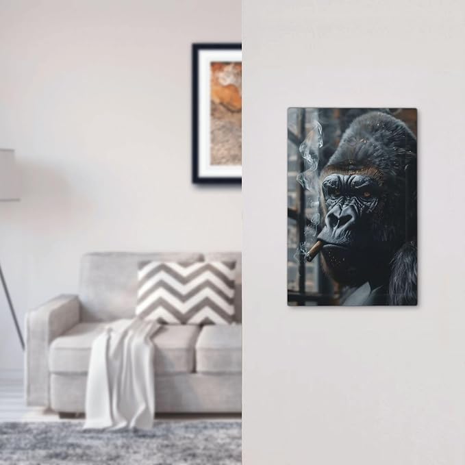 Funny Animal Smoking Black Orangutan Light Switch Cover Plate 1 Gang No Device - Image 7