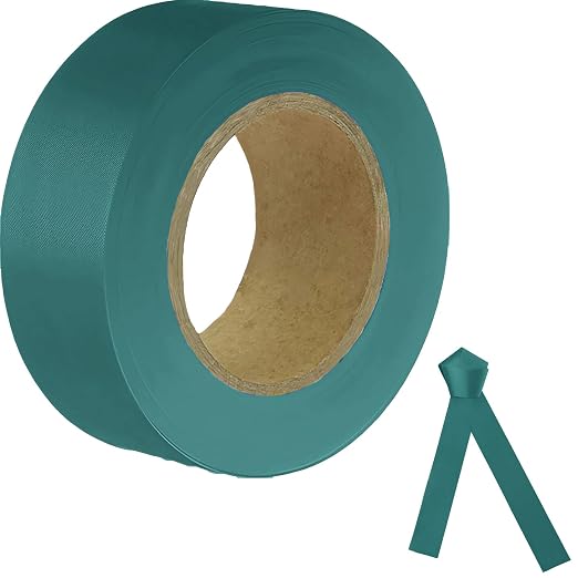 Green Flagging Tape, 1-3/16" × 300' Surveyors Tape by JIZHGRAD