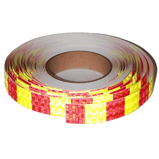 Reflective Tape Outdoor Waterproof 1 inch X 166 feet, High Visibility Hazard by tuyrchu