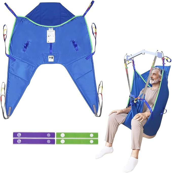 Patient Lift Slings for Home Use, Transfer Aids for Disabled and Elderly by EZAssistive