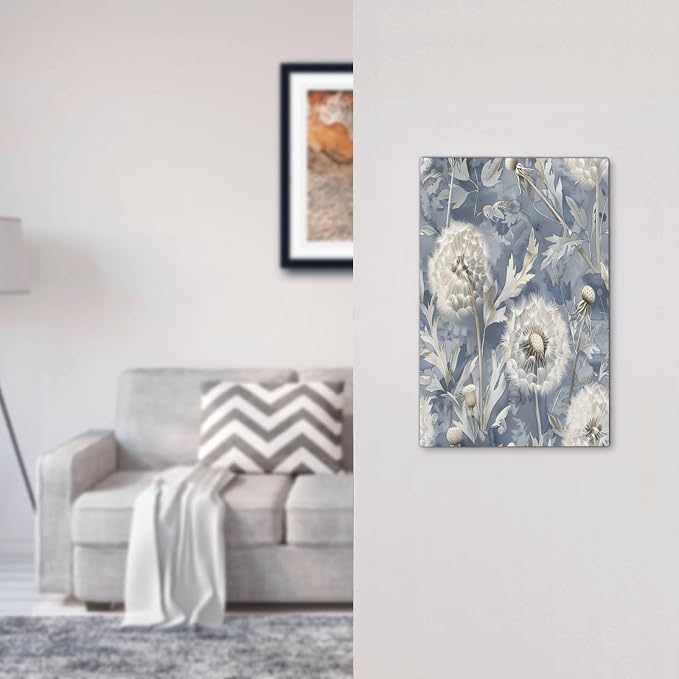 Blue Dandelion Vintage Floral Boho Flower Light Switch Cover Plate 1 Gang No - Image 7