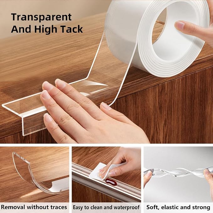 Baby Proofing Edge Protector for Baby 16.4ft Clear Edge Protector Strip Safety - Image 3
