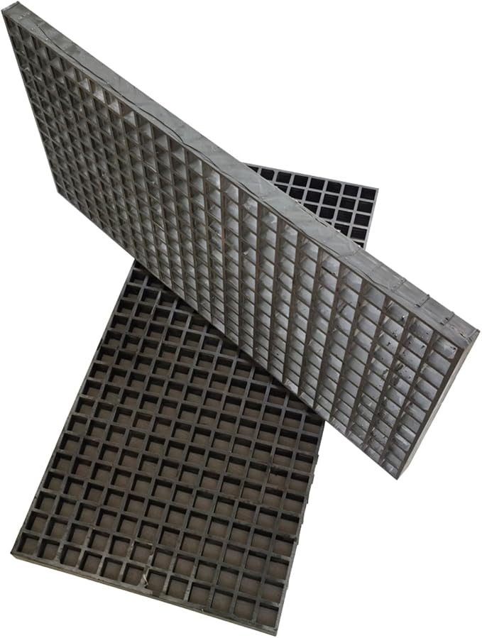 3.3ft*1.6ft Fiberglass Grating 1.5'' Thickness Gray Car Wash Grille Rectangle - Image 7