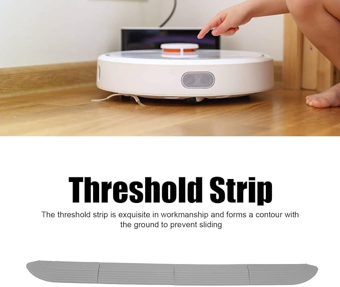 Rubber Threshold Ramp for Doorways, 4 Pack, Universal Vacuum Robot Door Sill - Image 7