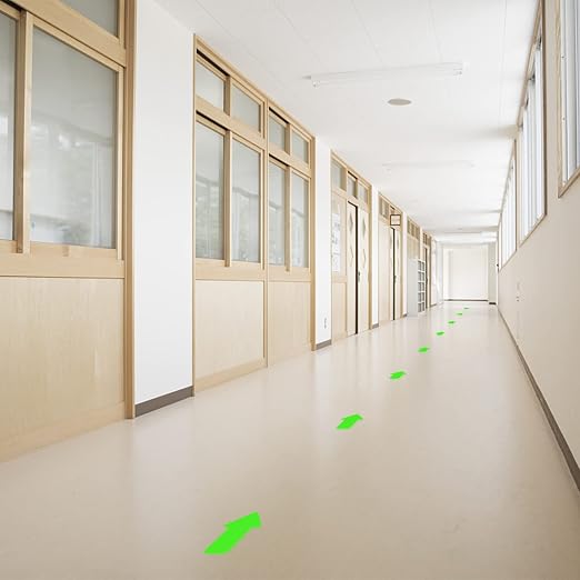 Arrow Floor Sticker Tape 3"×6" Arrow Floor Marking Sticker Sign 200 PCS Arrow - Image 4