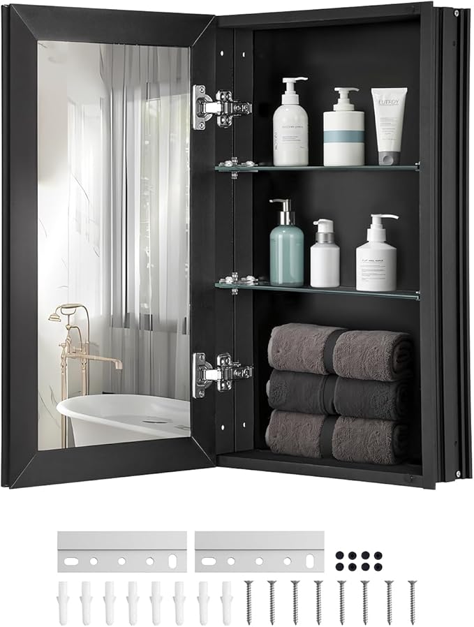 VEVOR Medicine Cabinet, 14 x 24 inches, Medicine Cabinet by VEVOR