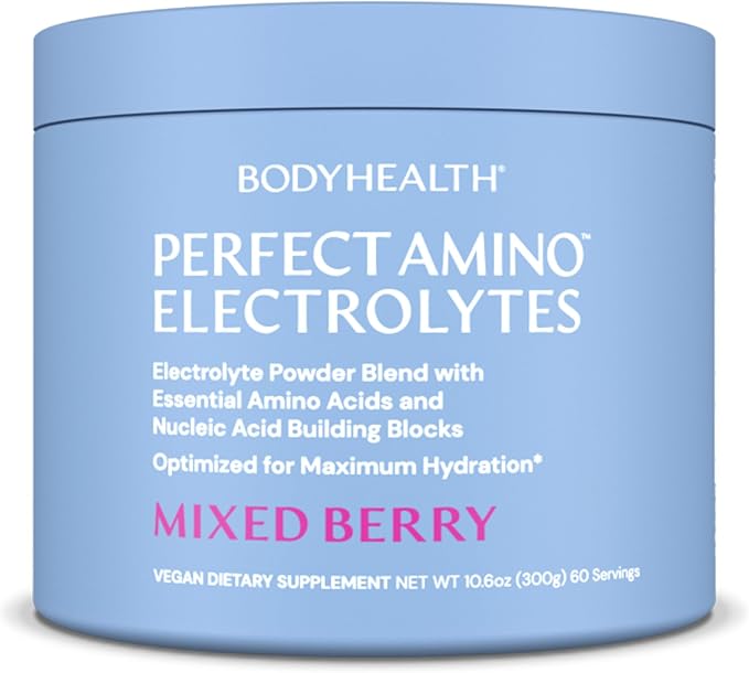 BodyHealth PerfectAmino Electrolytes Powder No Sugar, Keto Sugar Free Fasting by BodyHealth
