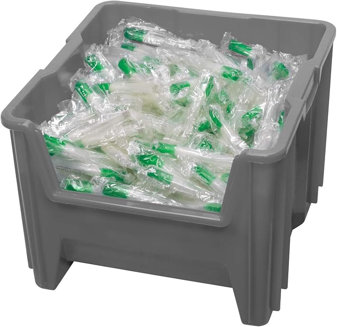 Akro-Mils 13018 Stak-N-Store Heavy Duty Stackable Open Front Plastic Storage - Image 5