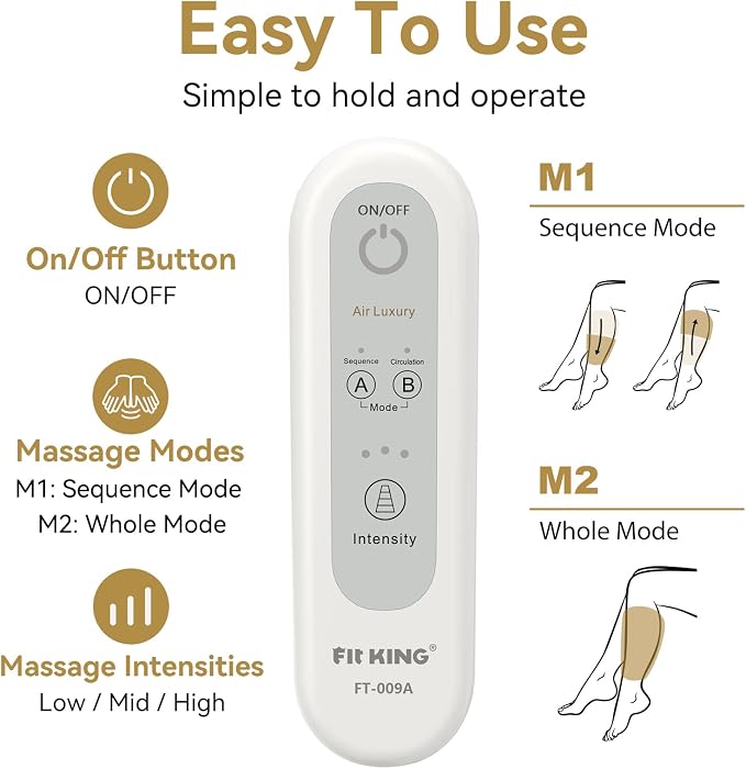 FIT KING Air Compression Leg Massager - Image 4