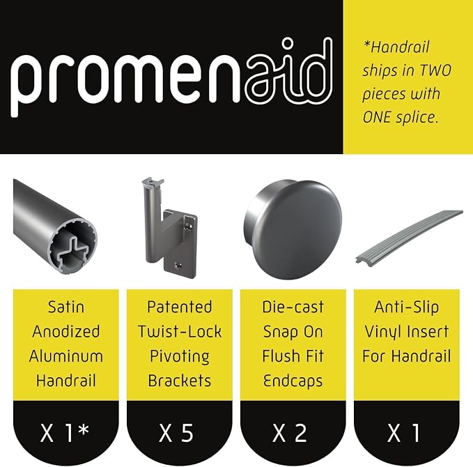 Promenaid 16ft Flush Handrail Kit - Image 2