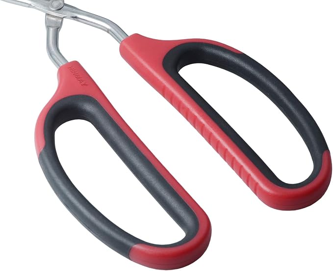 Extra Long Scissor Tongs 16-Inch Stainless Steel Barbecue Grilling Tongs - Image 3