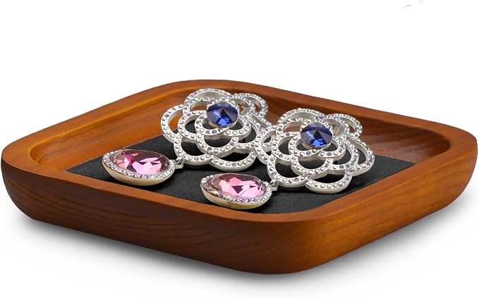 Solid Wood Jewelry Display Flat Tray - Image 3