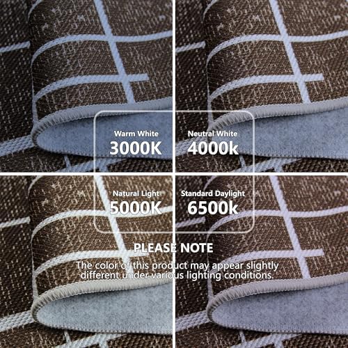 Brown 2x6 Runner Rug Non Slip, Modern Distressed Stripe Carpet Runners