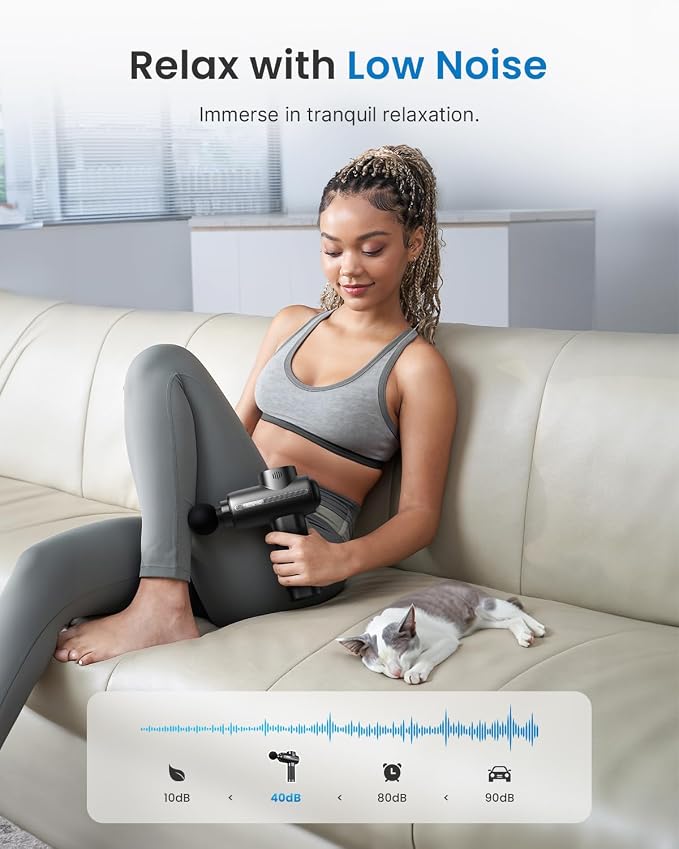 RENPHO Massage Gun Deep Tissue, Valentine's Day Gifts, Percussion Handheld Neck - Image 6