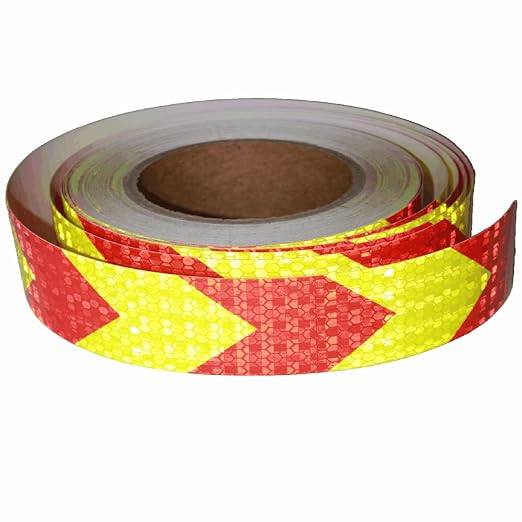 Reflective Tape Outdoor Waterproof 1 inch X 66 feet, High Visibility Hazard by tuyrchu