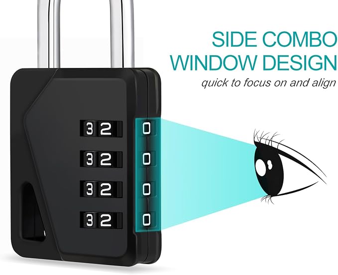 ZHEGE Locker Locks with Code for School, Small Padlocks Combination with DIY - Image 3