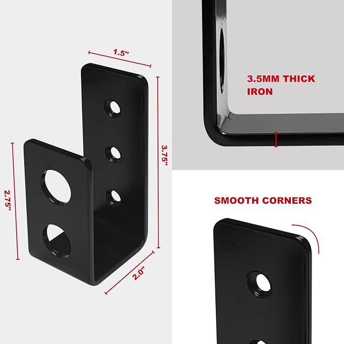 SecurityMan Heavy Duty 2x4 Door Barricade Brackets - Image 6