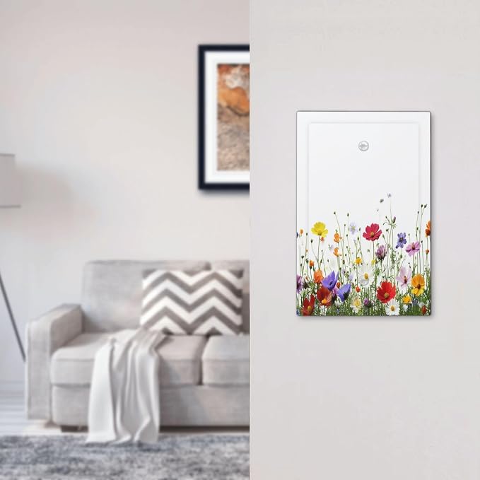 Light Switch Cover Plate Colorful Wildflowers Plant Floral Daisy 1 Gang No - Image 7
