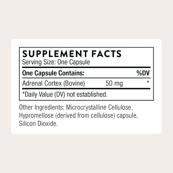 THORNE - Adrenal Cortex - Supplement - Image 2
