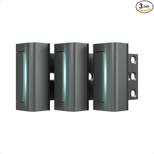 3Pack Home Security Door Reinforcement Lock Childproof, Door Lock by GreaTalent