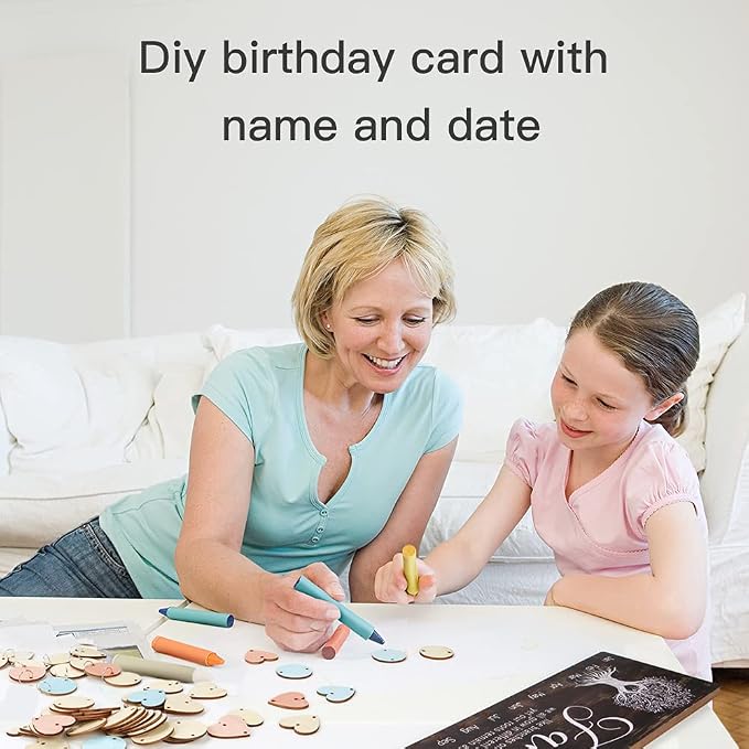 CHDITB Family Birthday Reminder Calendar Board, DIY Birthday Gifts - Image 2