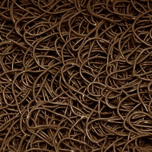 American Floor Mats Vinyl Mesh Heavy-Duty Entrance Brown 4' x 12' Scraper Mat - Image 4